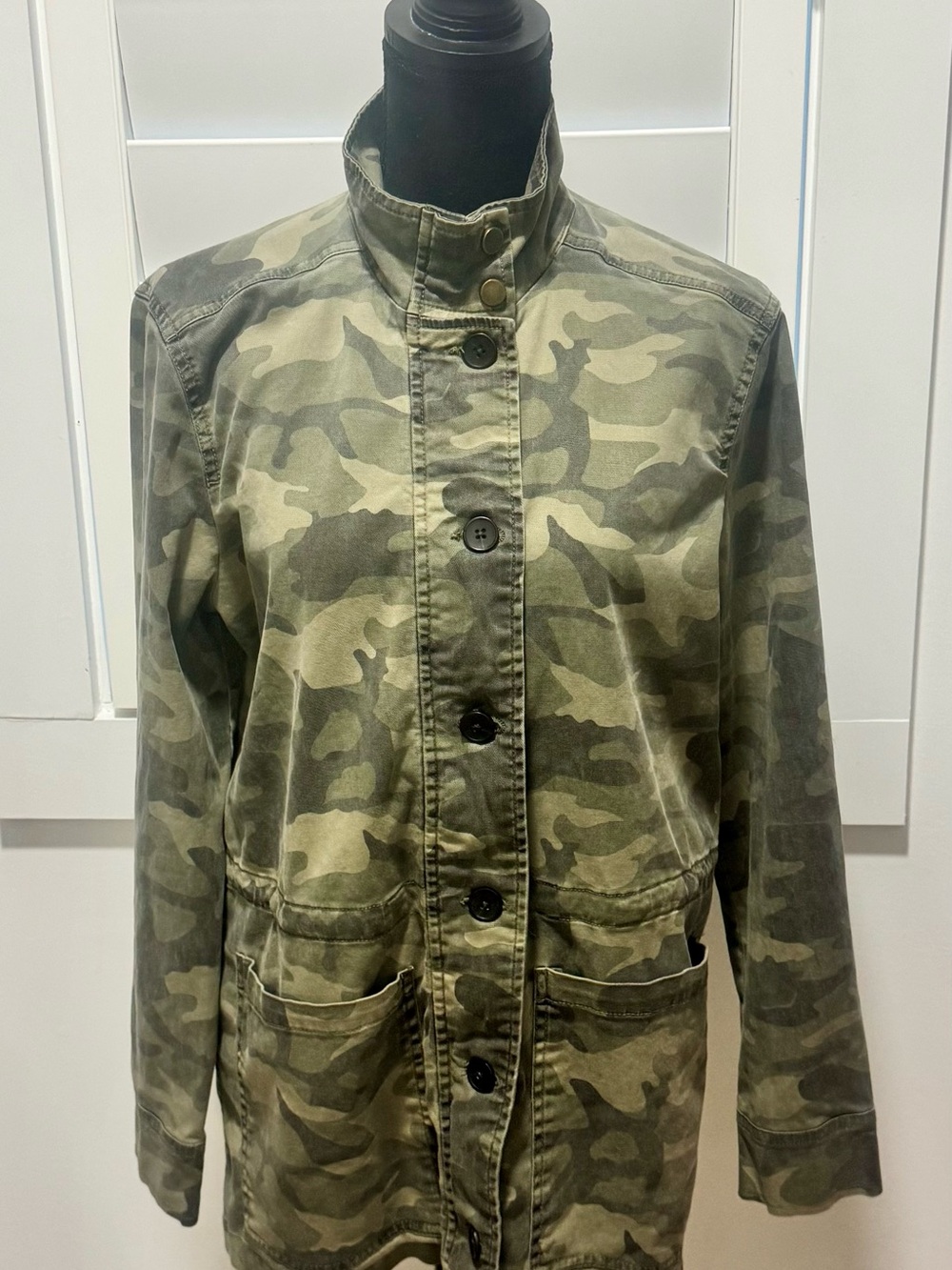 Lucky Brand Women's Camo Jacket in Olive Green & Khaki